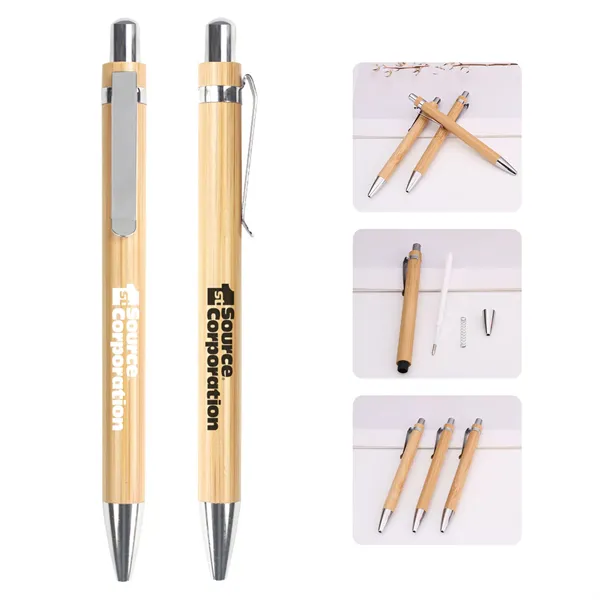 Eco friendly bamboo ballpoint pen
