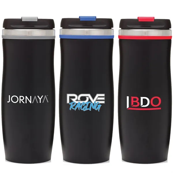 16 oz. Travel Stainless Vacuum Insulated Coffee Cup w/ lid