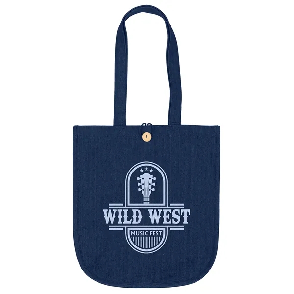 Dan™- Denim Tote - Screen Print