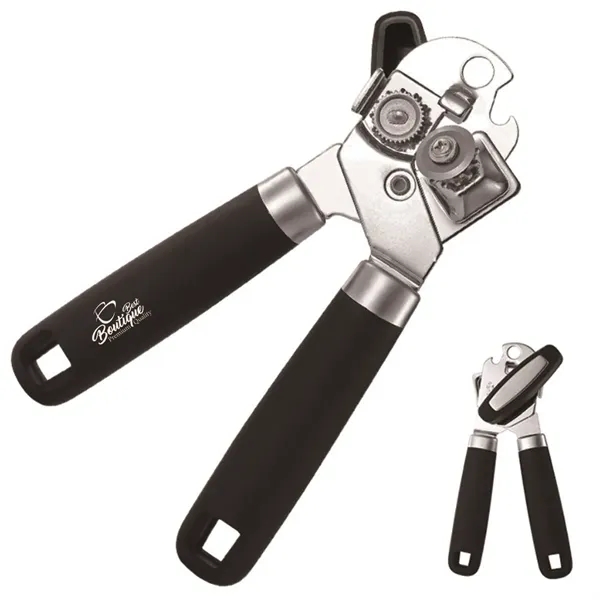 All-in-One Hand Easy Turn Can Opener with Soft Grip Handles