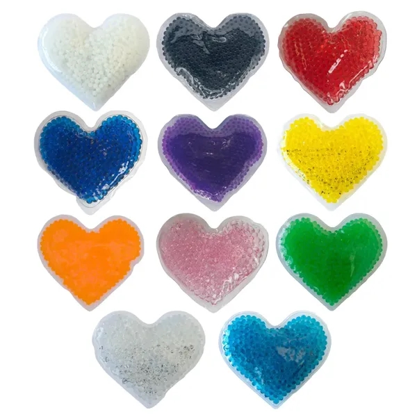 Gel Beads Hot/Cold Pack Hearts