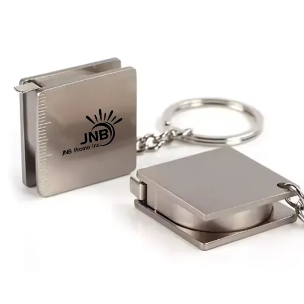 Metal Tape Measure Key Chain Custom