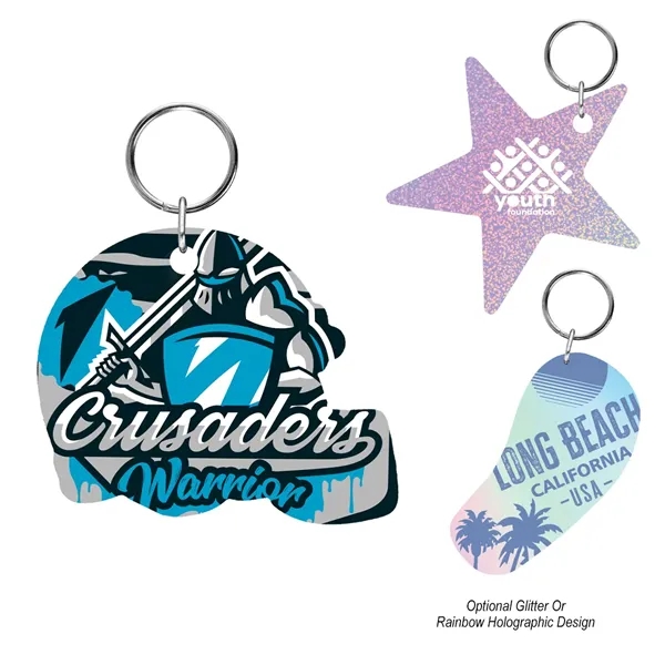 Acrylic Key Tag - Custom Shape 6"