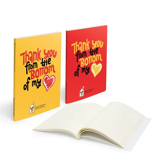 Medio Perfect Bound Notebook (5" X 7" With 150 Pages)