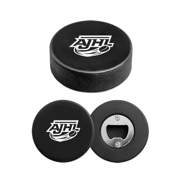 Hockey Puck Bottle Opener