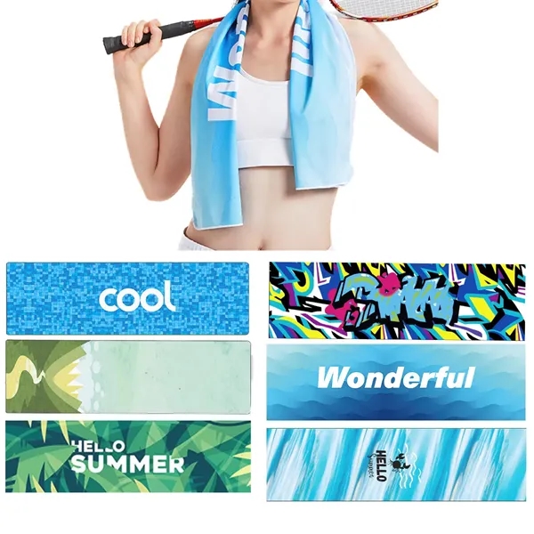 Custom Sublimation Full Color Cooling Towel