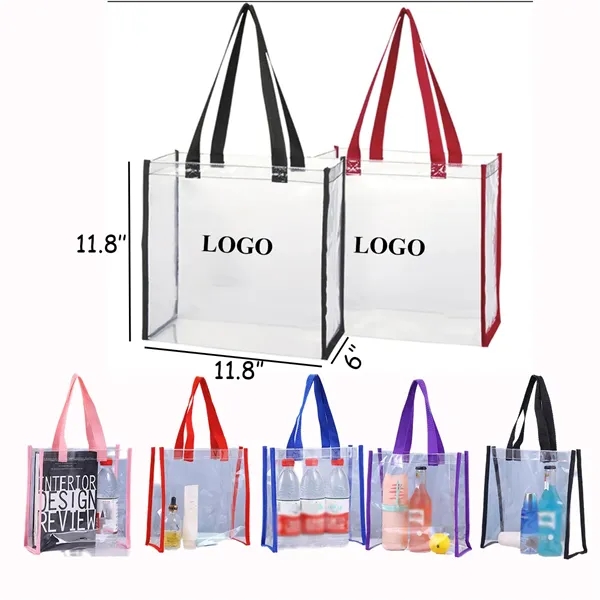 Custom  PVC Tote Bags With Handles