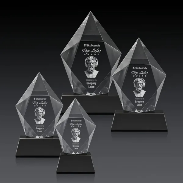 Devron 3D Award on Base - Black