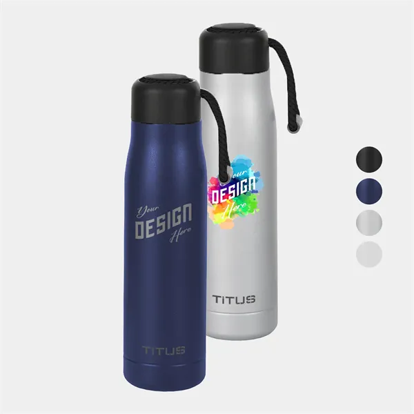 Premium 17 oz TiTUS® Stainless Steel Insulated Sports Bottle