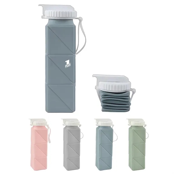 Travel Collapsible Silicone Foldable Water Bottles Cups