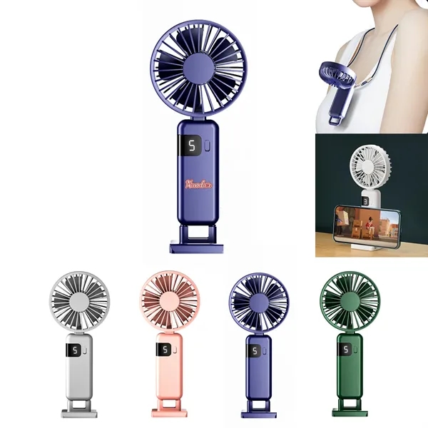 Digital Display USB Handheld Fan