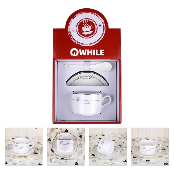 Tea Cups and Saucers Set