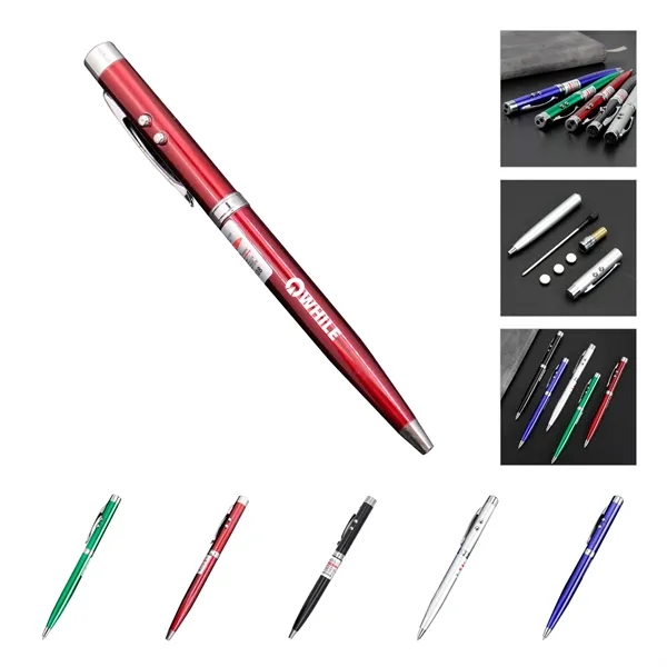 3 in 1 Led light laser pen ballpoint