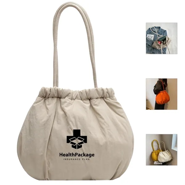 Nylon Fluffy Large Capacity Tote Shoulder Bag