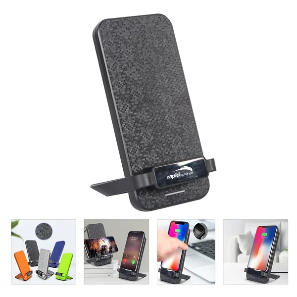 Customized Logo 10W Phone Stand Wireless Charger
