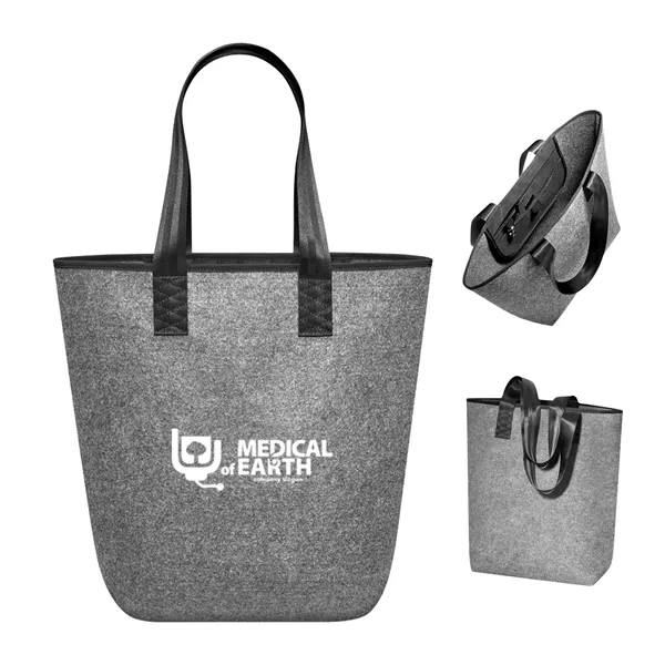 Felt tote bag