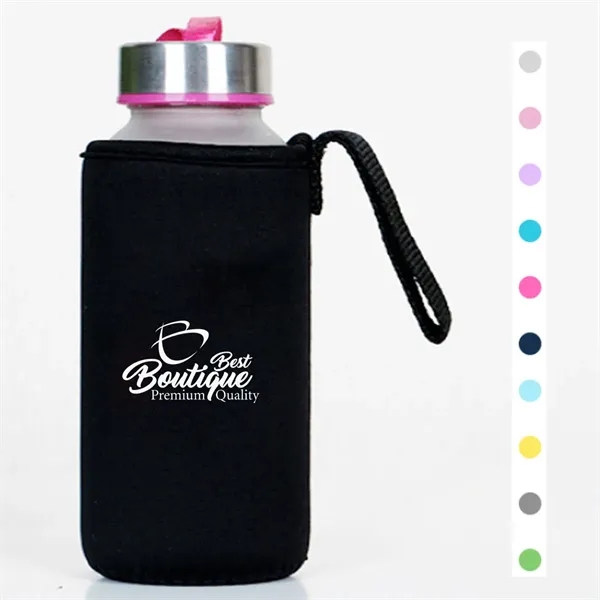 Neoprene Can Insulator With Drawstring
