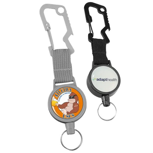 Outdoor Large Concave Carabiner Badge Reel