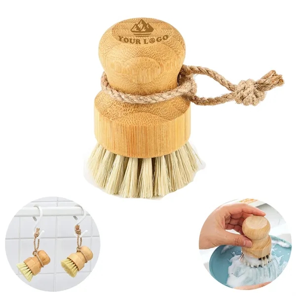 Bamboo Dish Scrub Brush