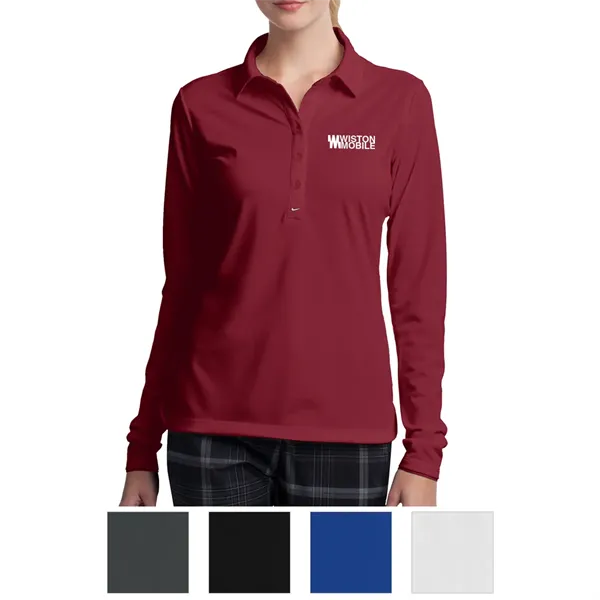 Nike Ladies' Long Sleeve Dri-FIT Stretch Tech Polo