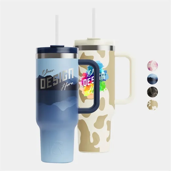Sunny Summer 40 oz RTIC® Road Trip Tumbler with Handle