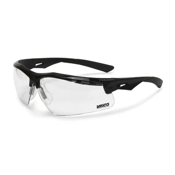 Thraxus Safety Eyewear - Black Frame Clear Lens