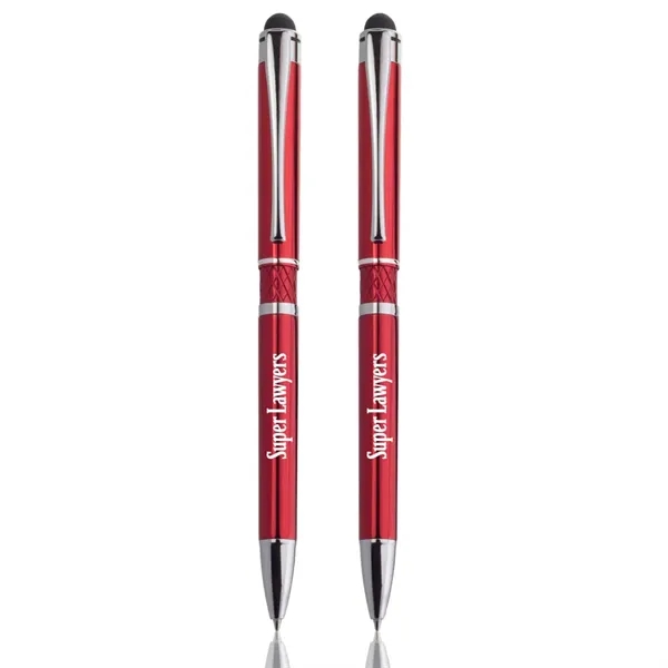 Diamond Accent Metal Stylus Pen