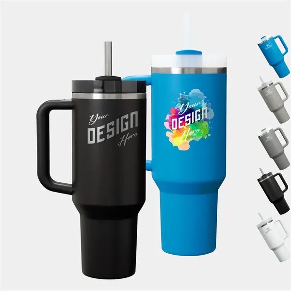 40 oz Stanley® Stainless Steel Insulated Quencher Tumbler