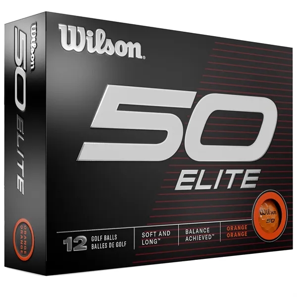 Wilson Staff 50 Elite Orange Golf Balls