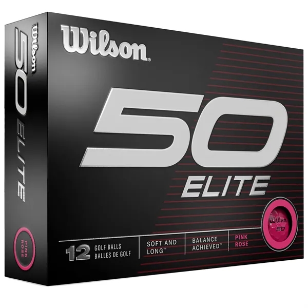 Wilson Staff 50 Elite Pink Golf Balls