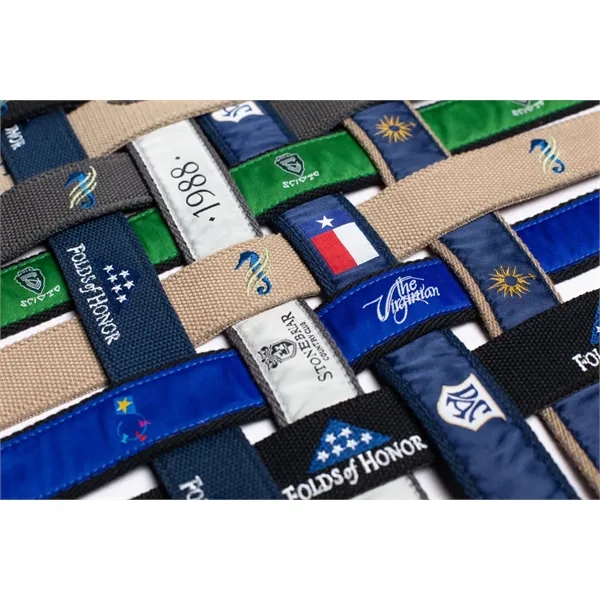 Custom Logo Ribbon Belts