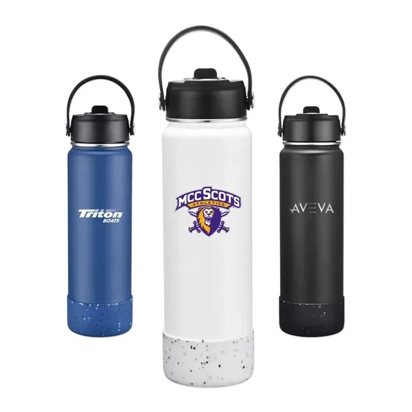 27 Oz. Vacuum Bottle with Silicone Bottom