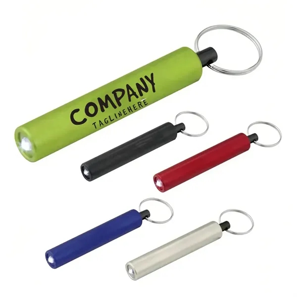 Mini LED Flashlight Keychain Key Tag