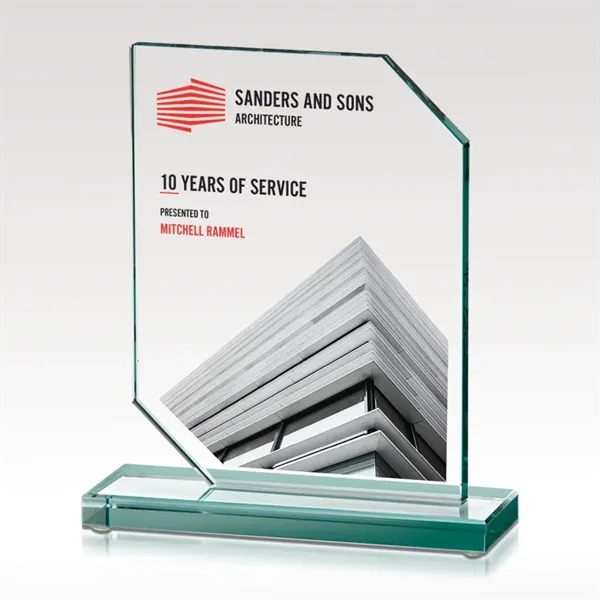 Expertise Jade Glass Wedge Award