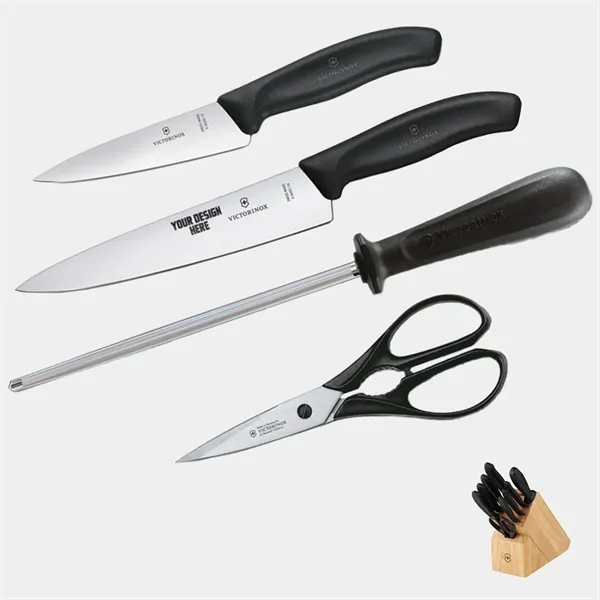 Victorinox® German Made 10-Piece Block Kitchen Knife Set