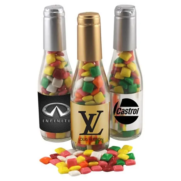 Champagne Bottle w/ Mini Chicklets