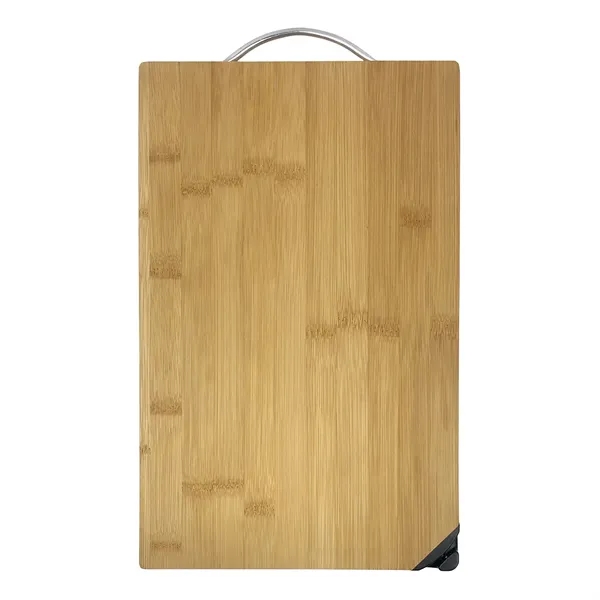 Bamboo Cutting Board w/Knife Sharpener