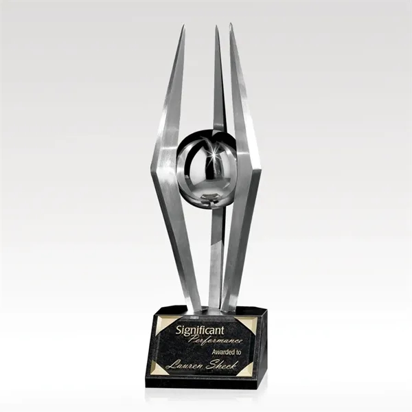 Aspire Award - Polished Stainless Spires, Black Base