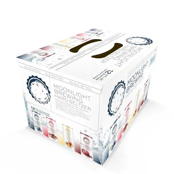 Beverage Boxes - 12-pack 12 oz Slim Can Boxes Auto-Bottom