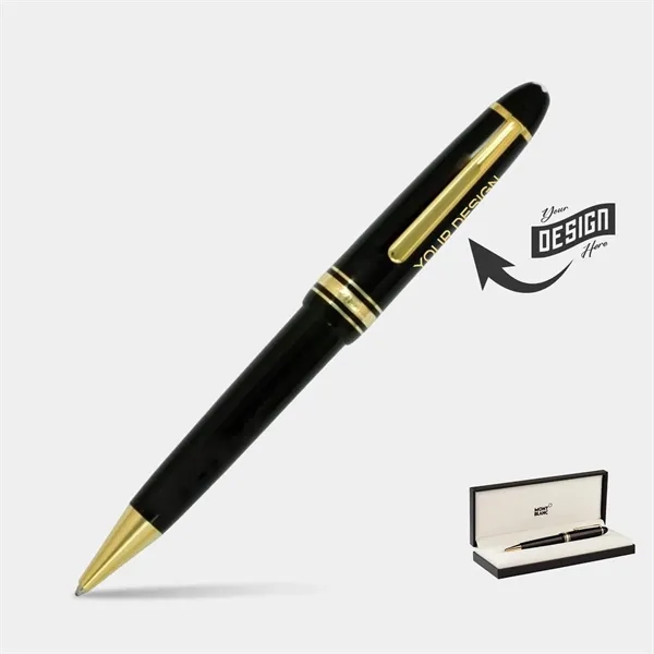 MONTBLANC® Legrand Luxury Ball Point Black & Gold Trim Pen
