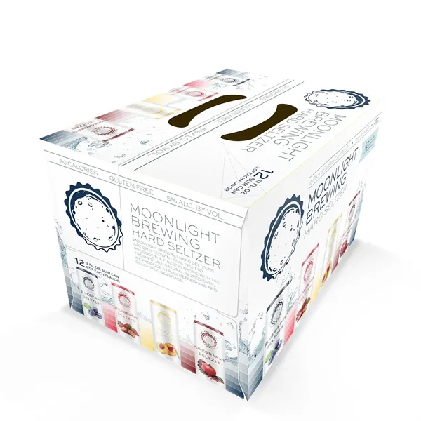 12-pack 12 oz Standard Can Beverage Boxes Auto-Bottom
