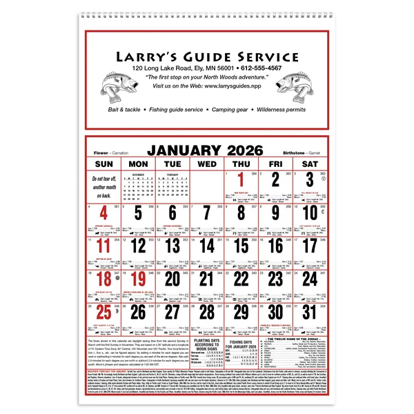 Triumph® Calendars Large Almanac