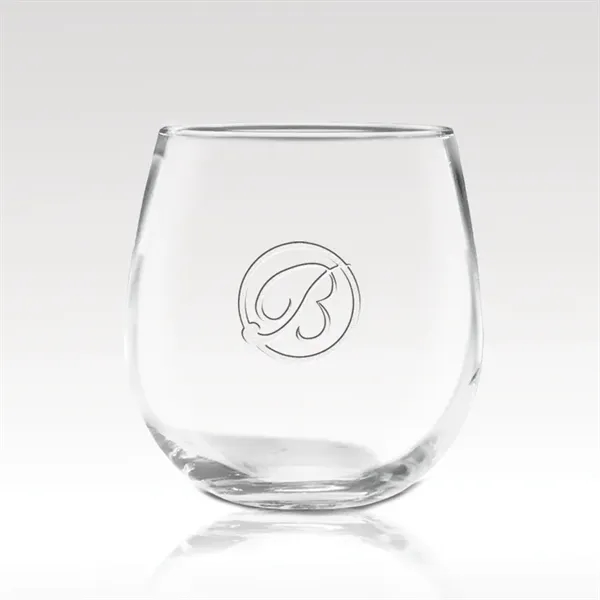 16 oz Stemless Red Wine Glass - Custom Etch Included (4)