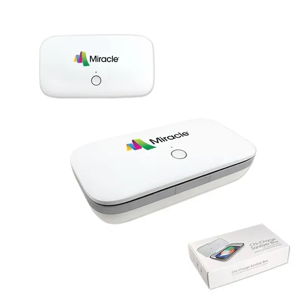Chi-Charge UV-C Phone Sanitizer Box Charging Station