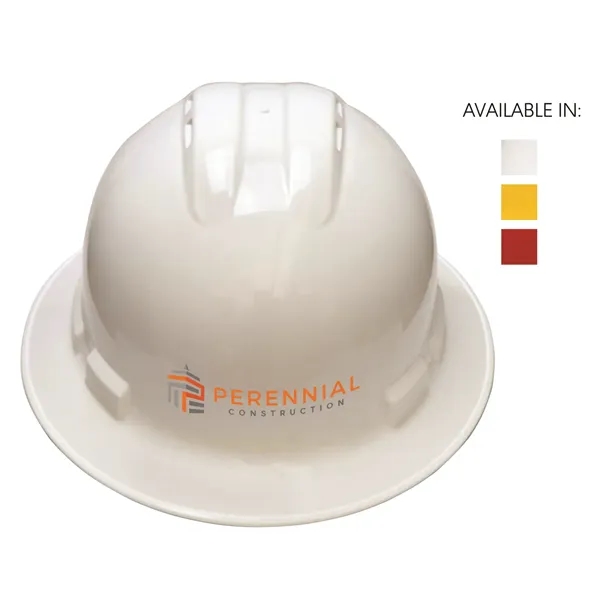 Quartz Vented Full Brim 4 Point Ratchet Hard Hat