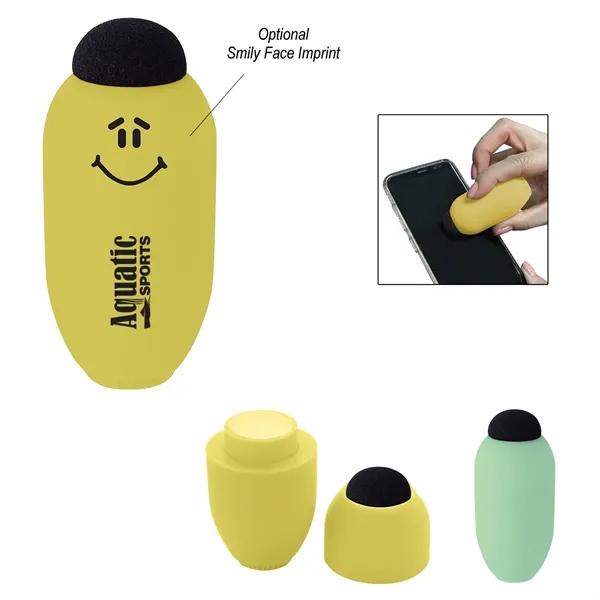 Egg Shaped Lip Moisturizer With Microfiber Top
