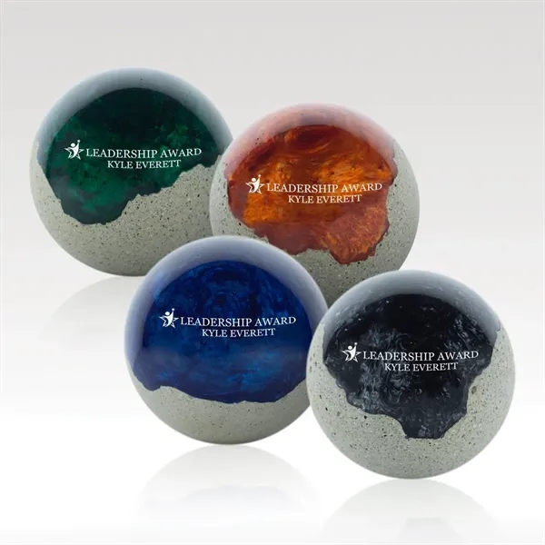 Mercury Award - 4" Polished Concrete and Resin Sphere