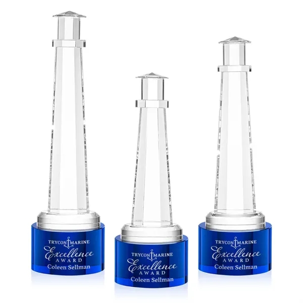 Lighthouse Award on Marvel Base - Blue