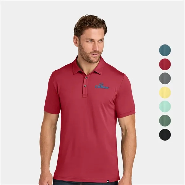 TravisMathew Men's Solid Polo T-Shirts
