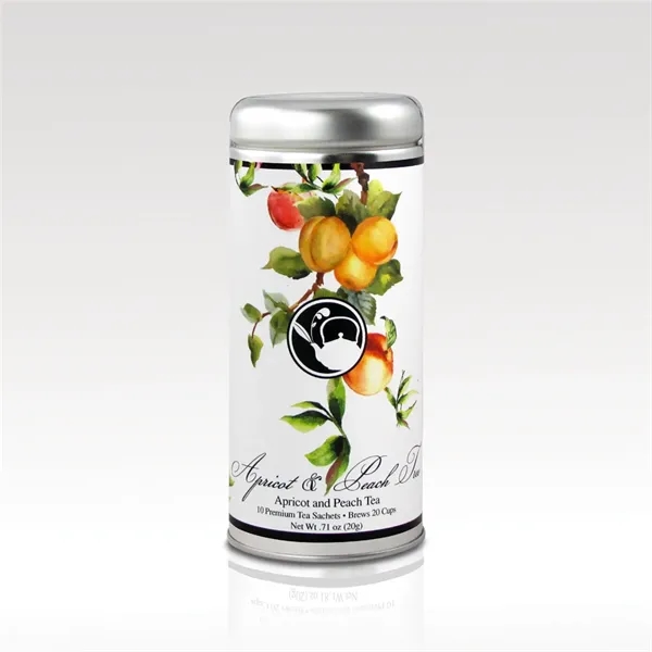 Tea Can Company Apricot & Peach Tree Tall Tin
